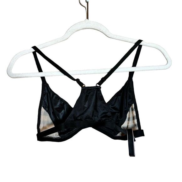 Victorias Secret Bra Womens Medium Black Nude Front Clip - Picture 3 of 4